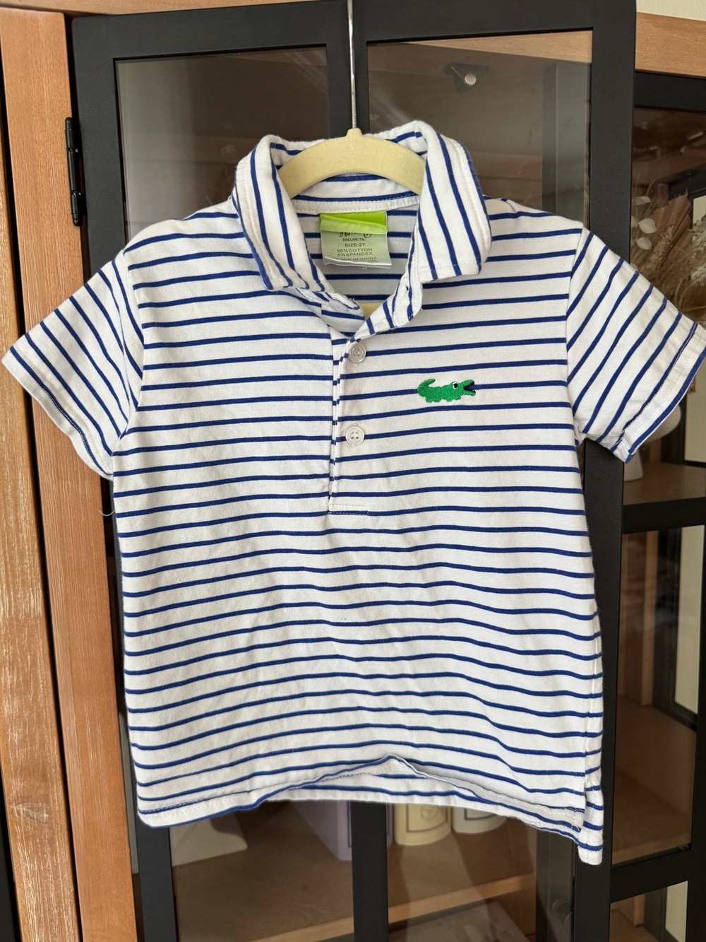 Classic Whimsy alligator polo shirt toddler boy embroidered UF florida striped